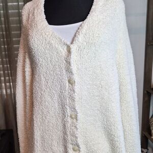 Russ Cream Button-Up Women’s Cardigan #0187